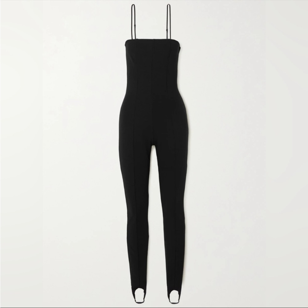 Wolford × Amina Muaddi One Piece Strapless Catsuit Jumsuit Black Org $870 small - Picture 5 of 12